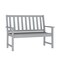 Merrick Lane Cressly All Weather Recycled HDPE Bench for Indoor and Outdoor Use